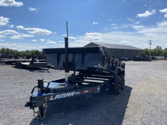 New 2026 Lamar 83  x 14' 14k Telescopic Dump Trailer