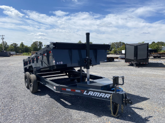 New 2026 Lamar 83" x 14' 14k Telescopic Dump Trailer