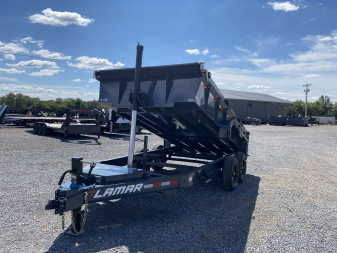 New 2026 Lamar 83" x 14' 14k Telescopic Dump Trailer