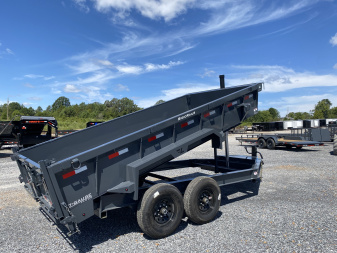 New 2026 Lamar 83" x 14' 14k Telescopic Dump Trailer