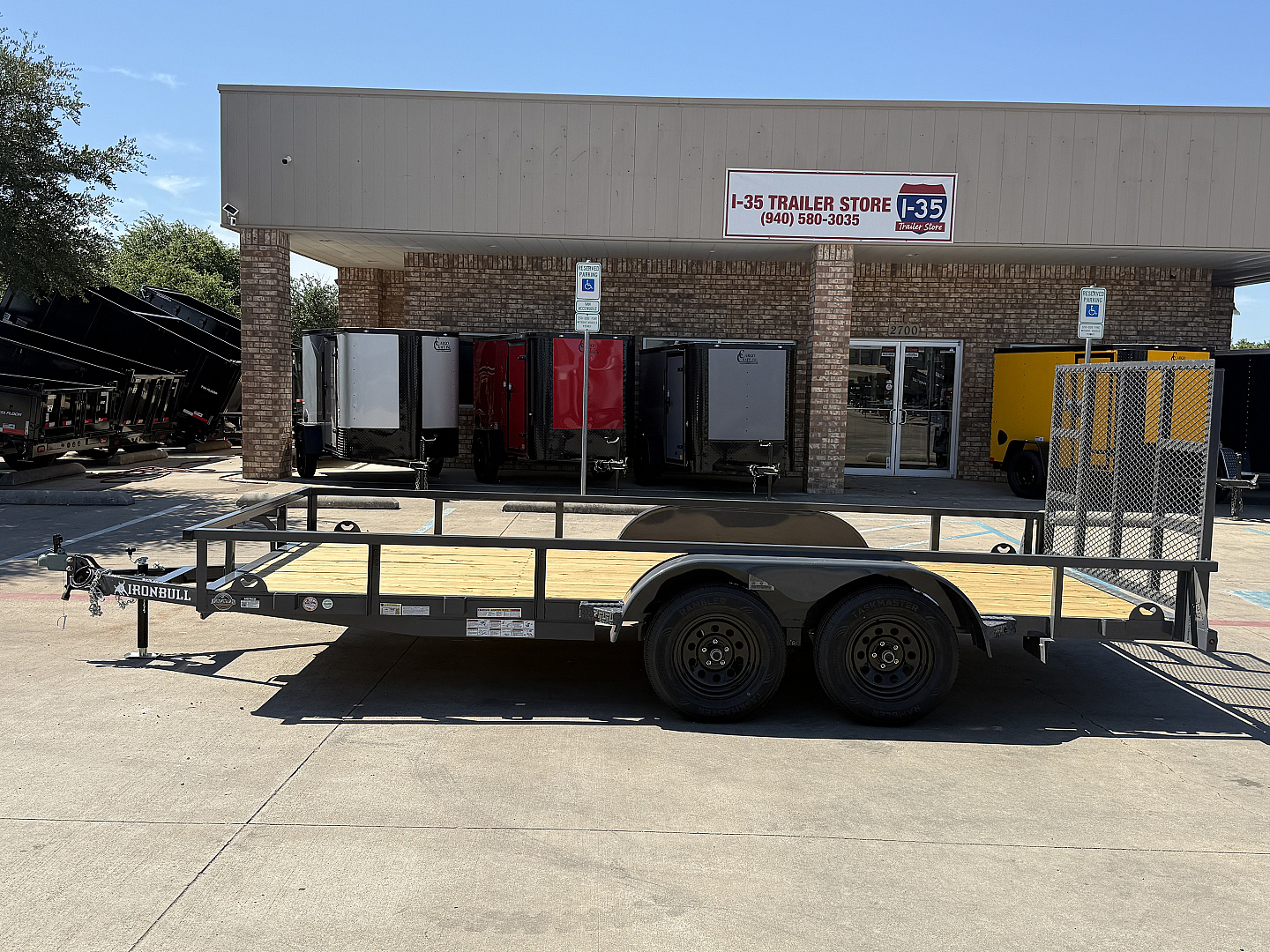 New 2026 Iron Bull UTB83X16 Utility Trailer
