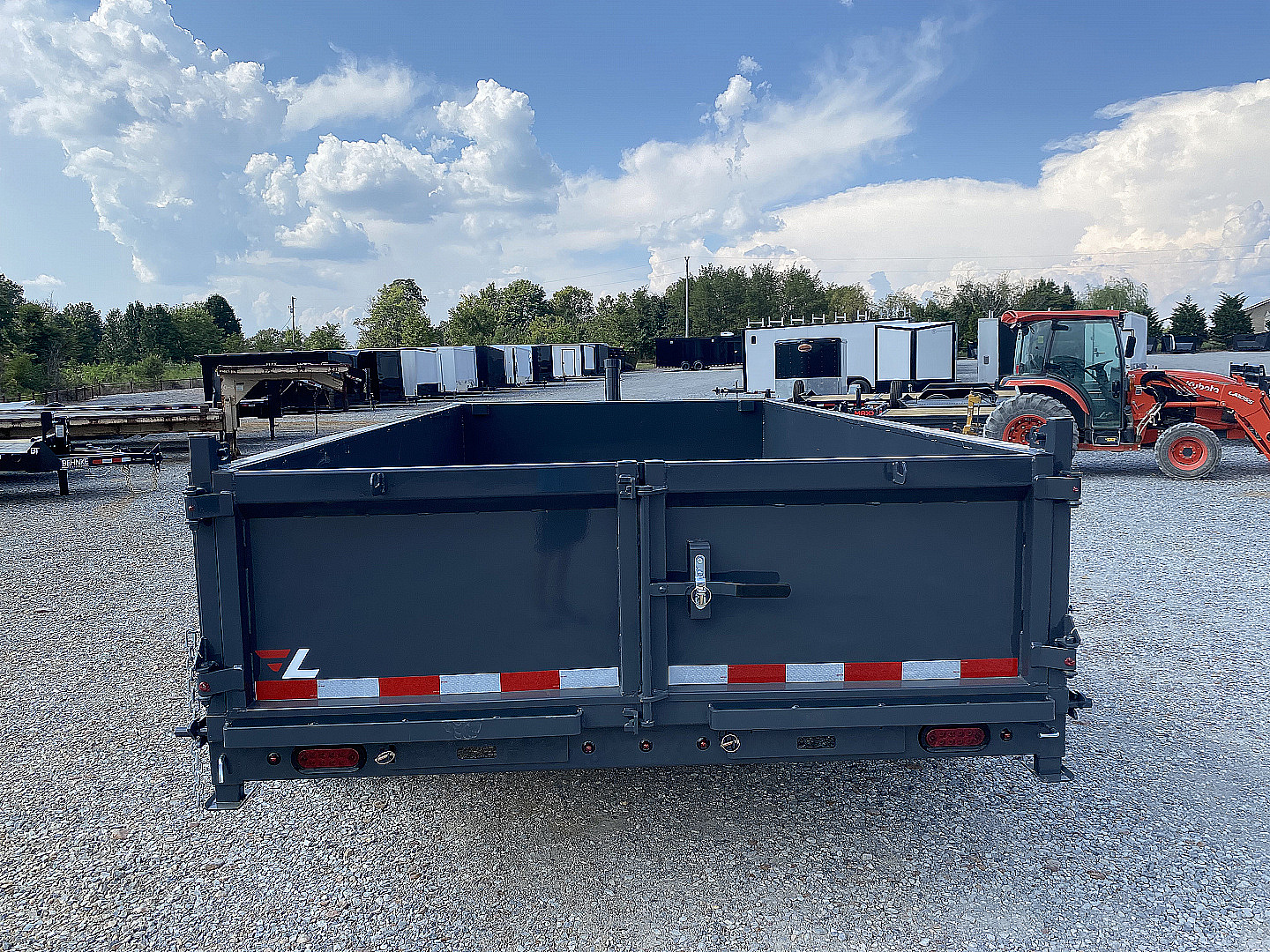 New 2026 Lamar 83" x 14' 14k Telescopic Dump Trailer