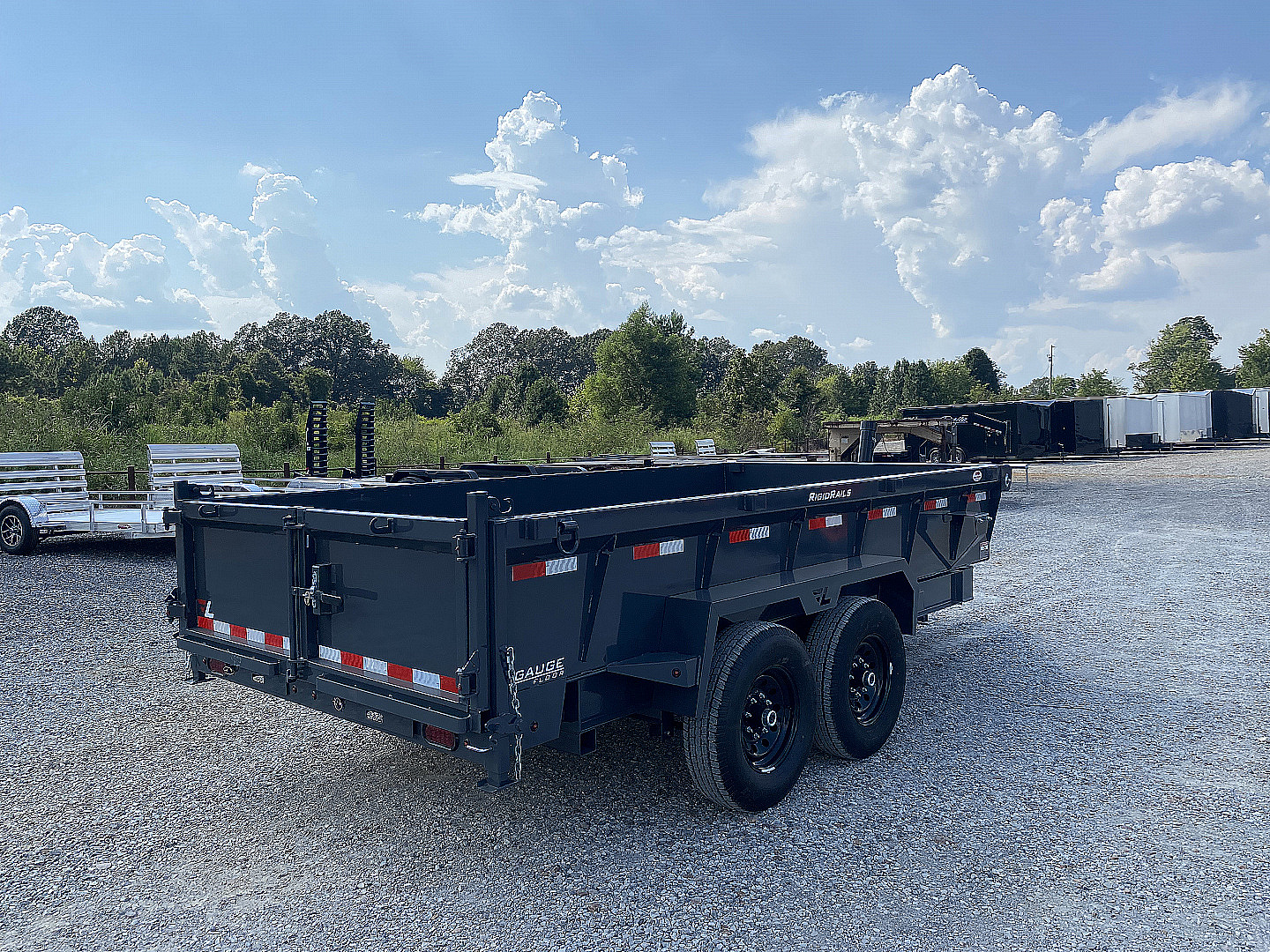 New 2026 Lamar 83" x 14' 14k Telescopic Dump Trailer