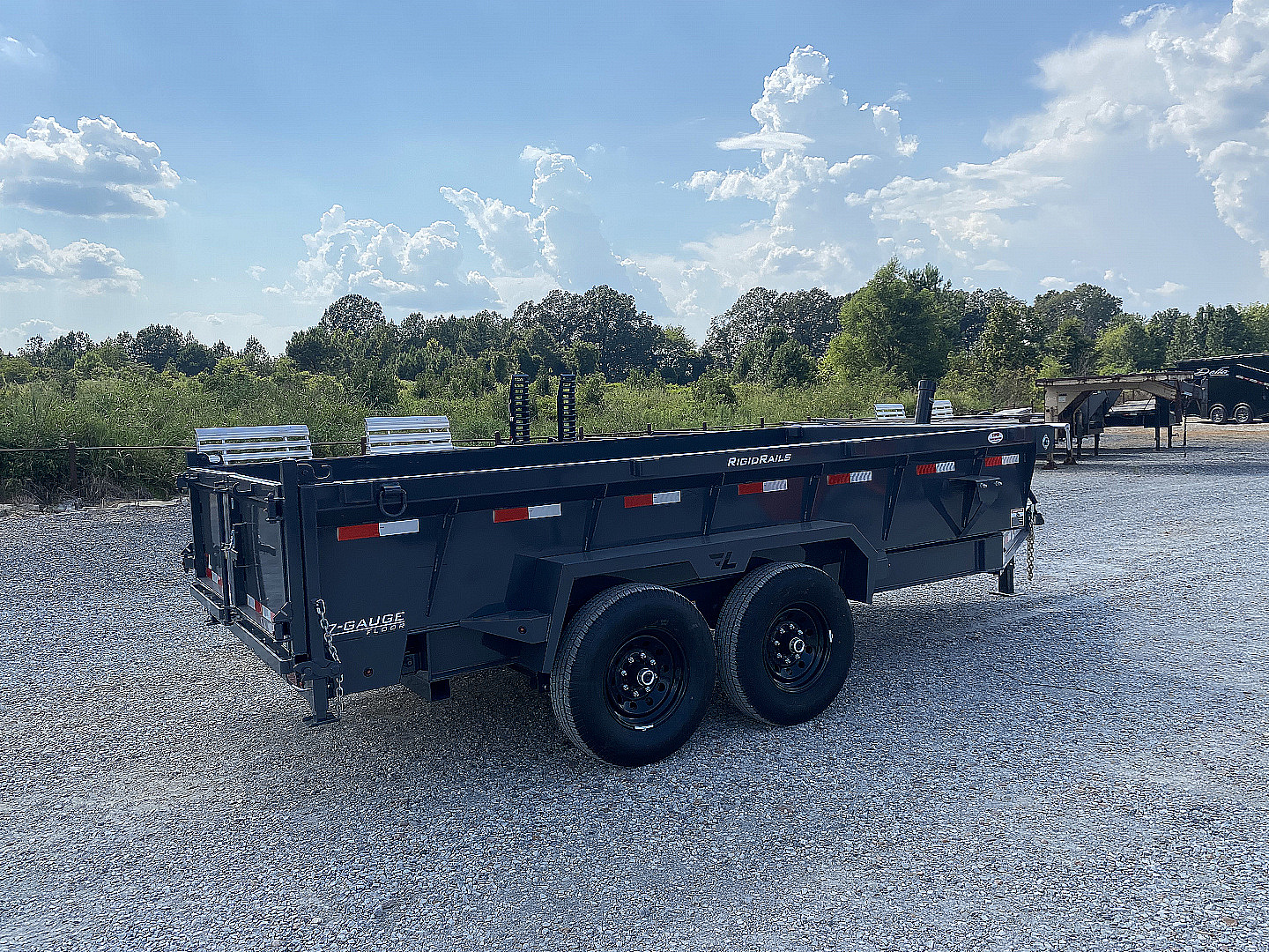 New 2026 Lamar 83" x 14' 14k Telescopic Dump Trailer
