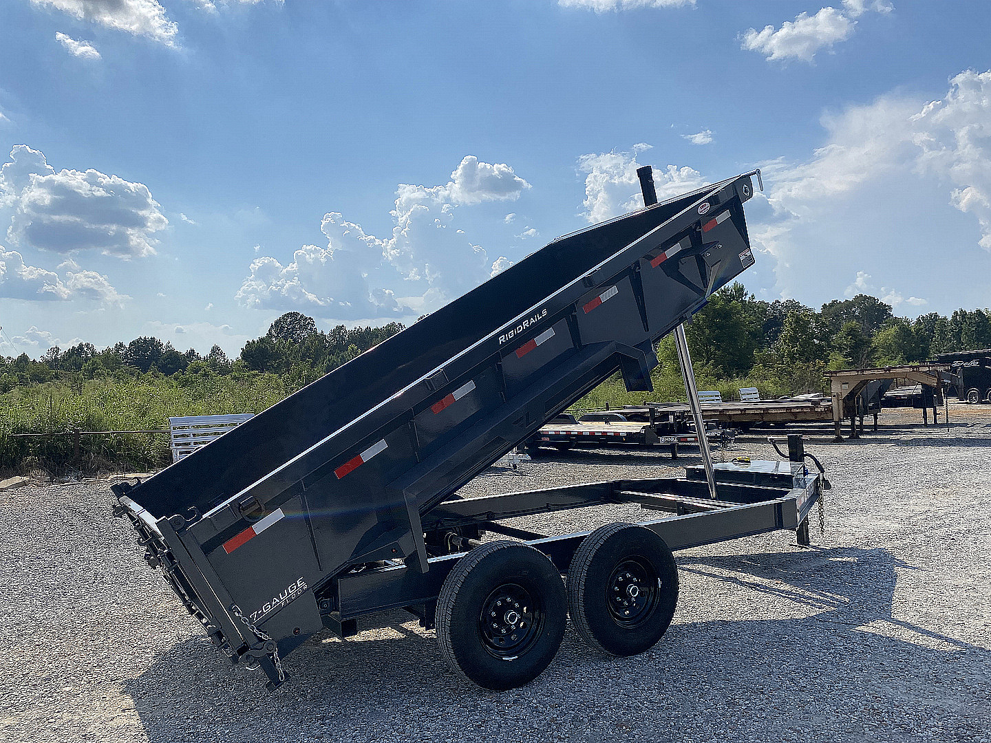 New 2026 Lamar 83" x 14' 14k Telescopic Dump Trailer