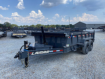 New 2026 Lamar 83  x 14' 14k Telescopic Dump Trailer