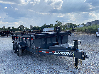 New 2026 Lamar 83" x 14' 14k Telescopic Dump Trailer