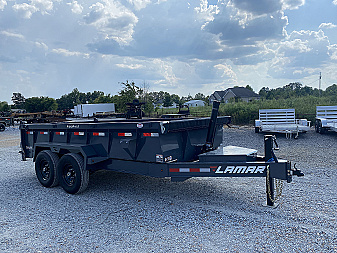 New 2026 Lamar 83" x 14' 14k Telescopic Dump Trailer