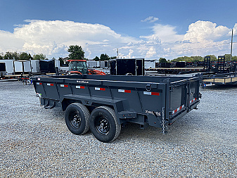New 2026 Lamar 83" x 14' 14k Telescopic Dump Trailer