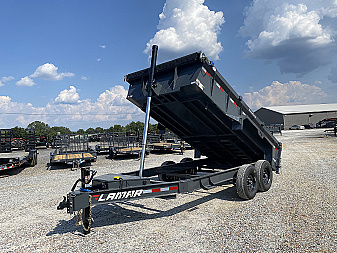 New 2026 Lamar 83" x 14' 14k Telescopic Dump Trailer
