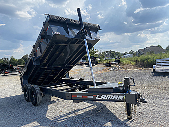 New 2026 Lamar 83" x 14' 14k Telescopic Dump Trailer