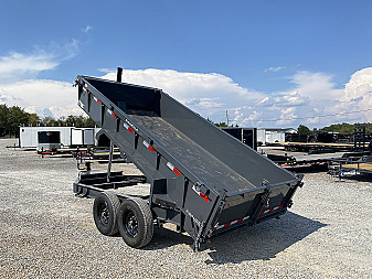 New 2026 Lamar 83" x 14' 14k Telescopic Dump Trailer