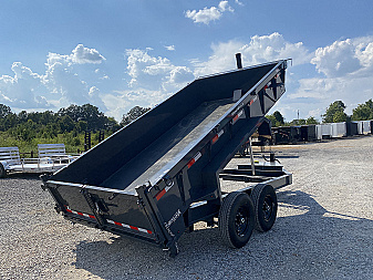 New 2026 Lamar 83" x 14' 14k Telescopic Dump Trailer