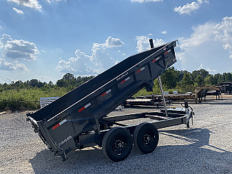 New 2026 Lamar 83" x 14' 14k Telescopic Dump Trailer