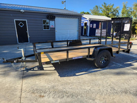 New 2026 Sure-Trac 6 x 12 Tube Top Utility Trailer