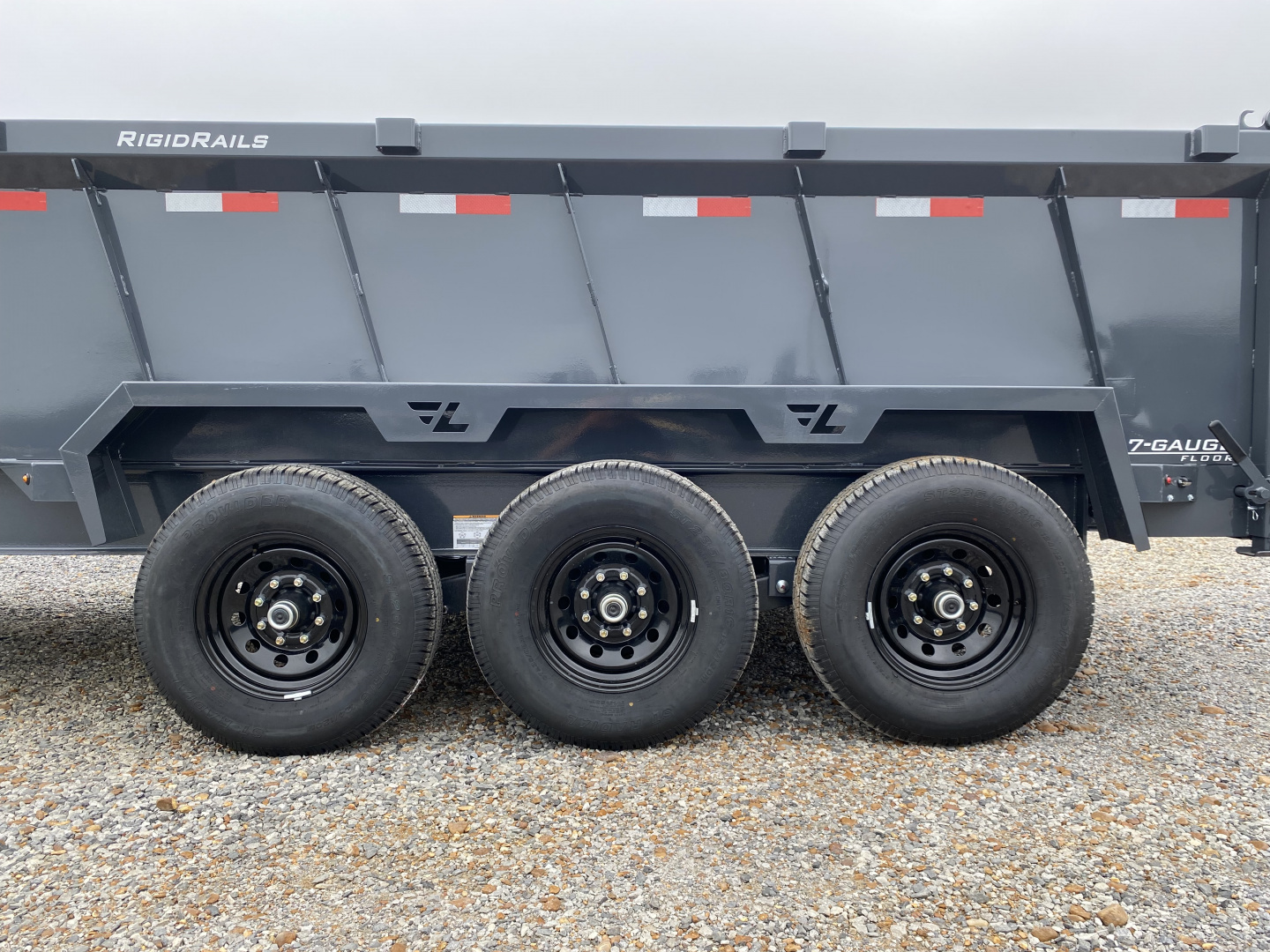 New 2026 Lamar 83" x 16' 21K Telescopic Dump Trailer