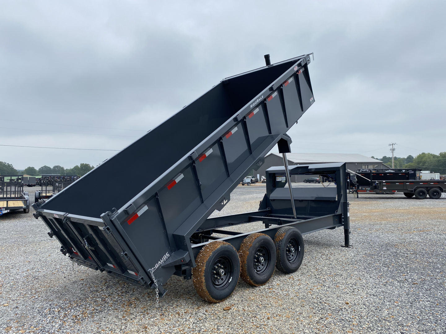 New 2026 Lamar 83" x 16' 21K Telescopic Dump Trailer