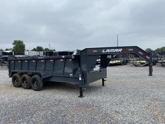 New 2026 Lamar 83" x 16' 21K Telescopic Dump Trailer