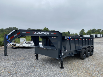 New 2026 Lamar 83" x 16' 21K Telescopic Dump Trailer