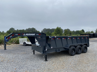 New 2026 Lamar 83" x 16' 21K Telescopic Dump Trailer