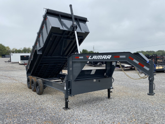 New 2026 Lamar 83" x 16' 21K Telescopic Dump Trailer