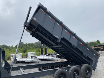 New 2026 Lamar 83" x 16' 21K Telescopic Dump Trailer