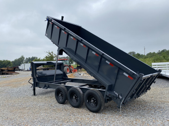 New 2026 Lamar 83" x 16' 21K Telescopic Dump Trailer