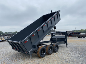 New 2026 Lamar 83" x 16' 21K Telescopic Dump Trailer