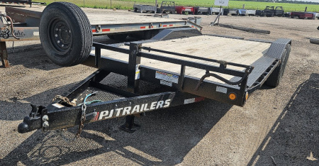 Used 2023 PJ Trailers 102" x 20' Superwide Equipment Trailer