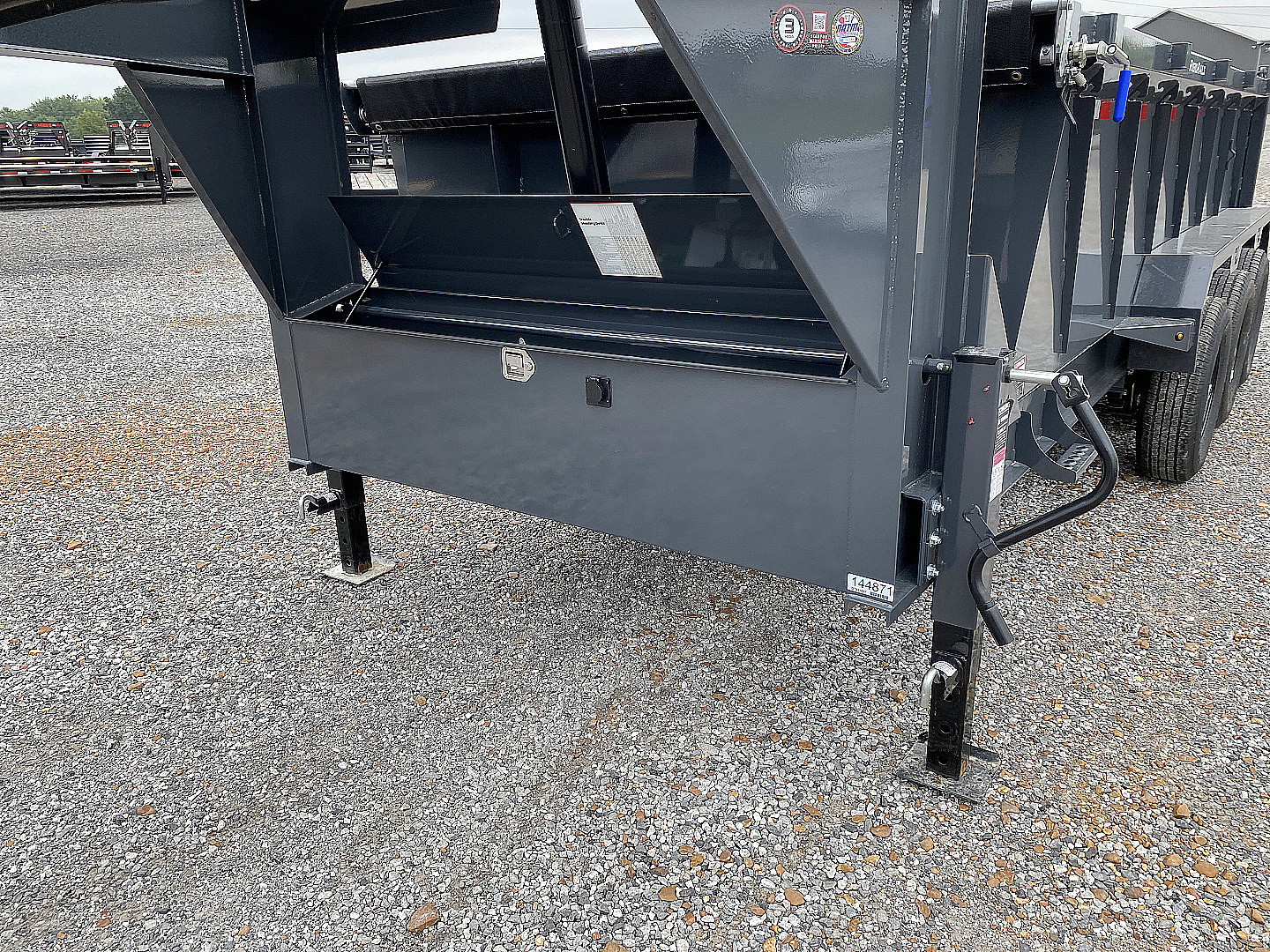 New 2026 Lamar 83" x 16' 21K Telescopic Dump Trailer