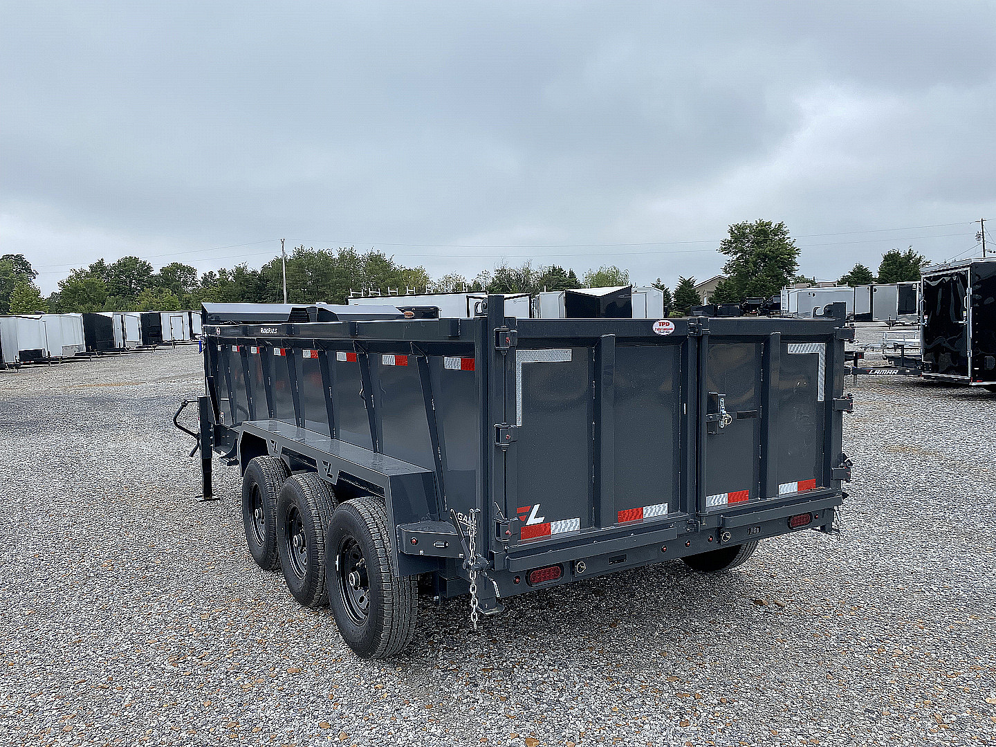 New 2026 Lamar 83" x 16' 21K Telescopic Dump Trailer