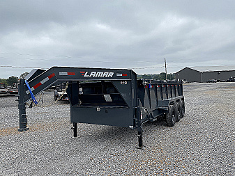 New 2026 Lamar 83" x 16' 21K Telescopic Dump Trailer