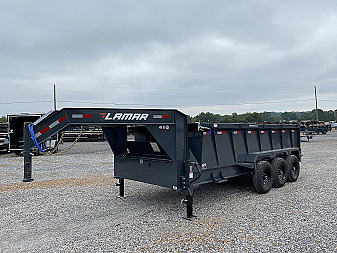 New 2026 Lamar 83" x 16' 21K Telescopic Dump Trailer
