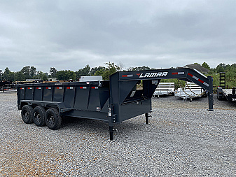 New 2026 Lamar 83" x 16' 21K Telescopic Dump Trailer