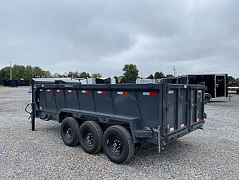 New 2026 Lamar 83" x 16' 21K Telescopic Dump Trailer