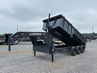 New 2026 Lamar 83" x 16' 21K Telescopic Dump Trailer