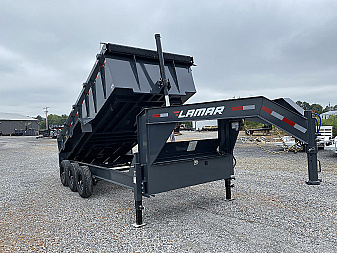 New 2026 Lamar 83" x 16' 21K Telescopic Dump Trailer