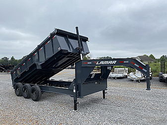 New 2026 Lamar 83  x 16' 21K Telescopic Dump Trailer