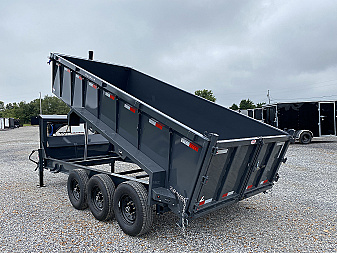 New 2026 Lamar 83" x 16' 21K Telescopic Dump Trailer