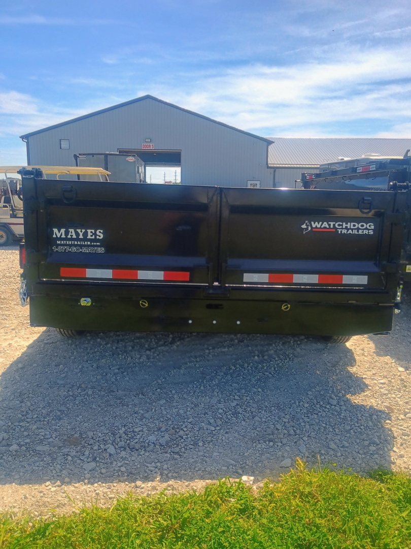 New 2025 Watchdog Trailers PD-14TA7 Dump Trailer 83X14 TA (GVW:14000) BLACK