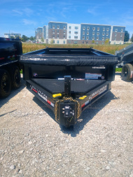 New 2025 Watchdog Trailers PD-14TA7 Dump Trailer 83X14 TA (GVW:14000) BLACK