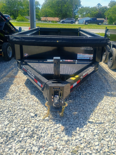 New 2025 Watchdog Trailers PD-14TA7 Dump Trailer 83X14 TA (GVW:14000) BLACK