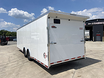 New United 28' UXT Enclosed Race Trailer