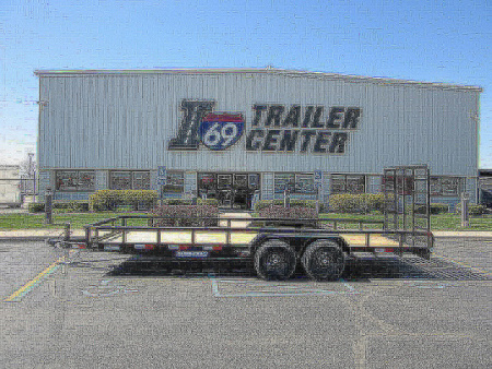 New 2026 Sure-Trac 7 x 20 STUTT8220-BP-100 Utility Trailer / Reinforced Landscape Gate Ladder Style