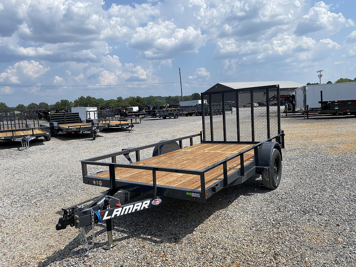New 2026 Lamar 77"X12' 3K Utility Trailer
