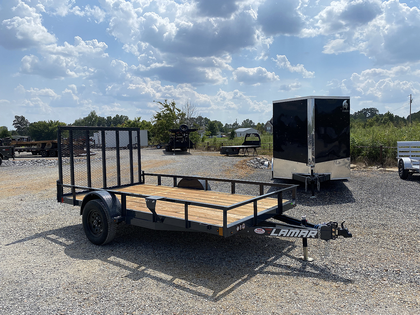 New 2026 Lamar 77"X12' 3K Utility Trailer