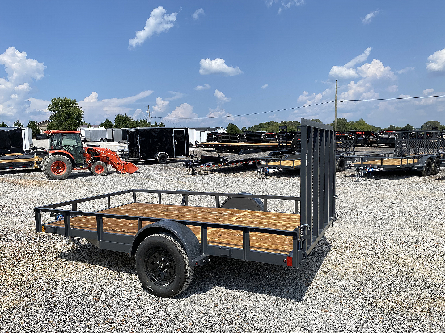 New 2026 Lamar 77"X12' 3K Utility Trailer