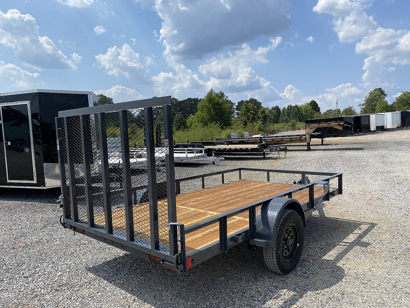 New 2026 Lamar 77"X12' 3K Utility Trailer