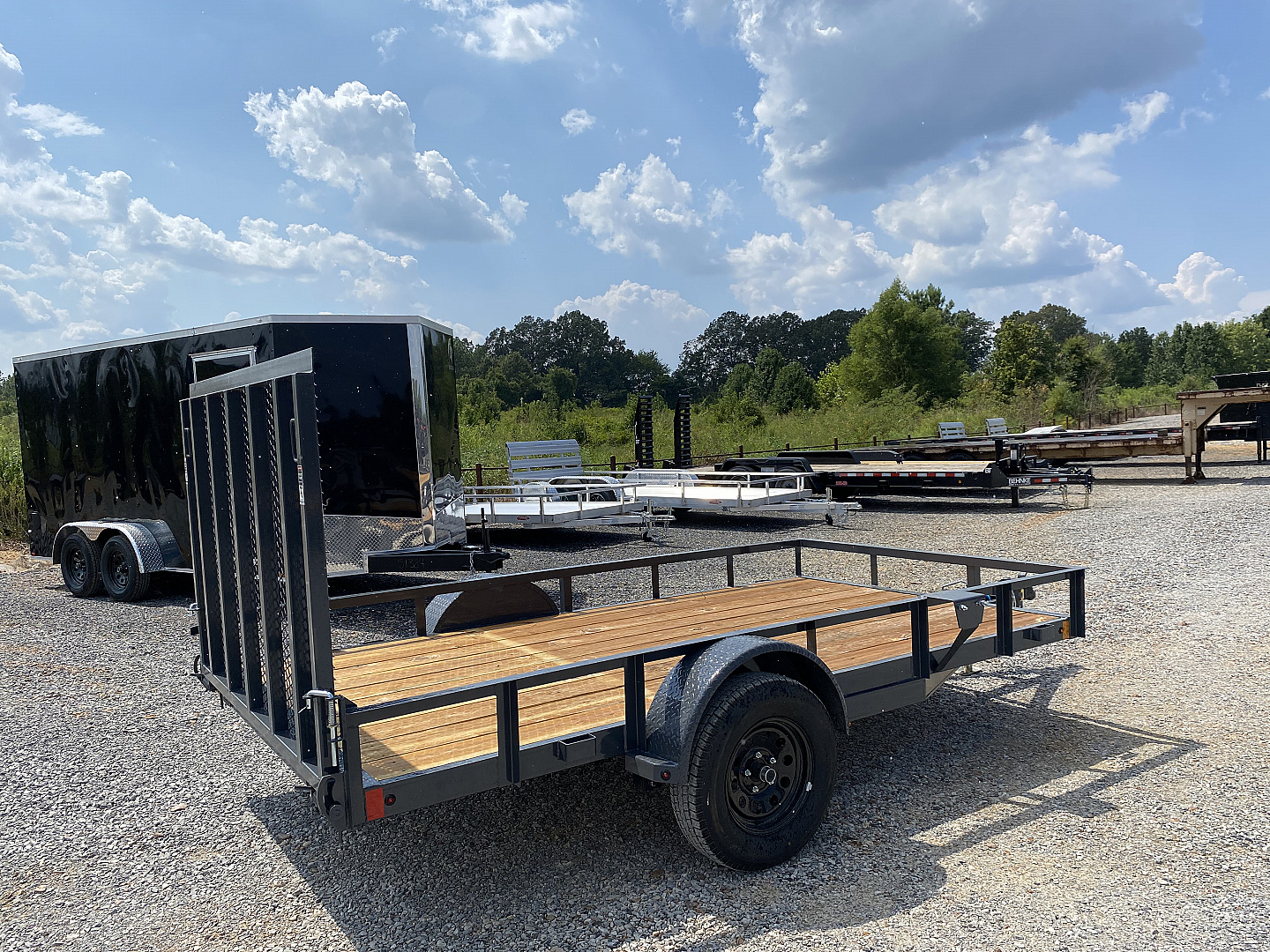 New 2026 Lamar 77"X12' 3K Utility Trailer