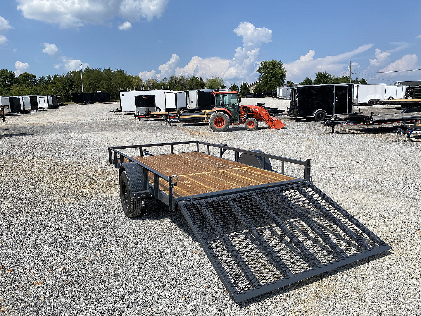 New 2026 Lamar 77"X12' 3K Utility Trailer